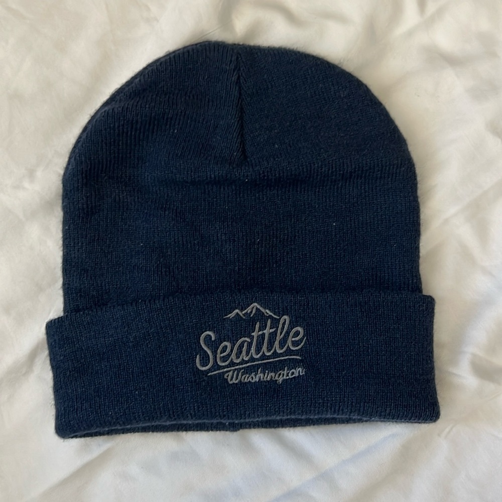 Navy Seattle Beanie